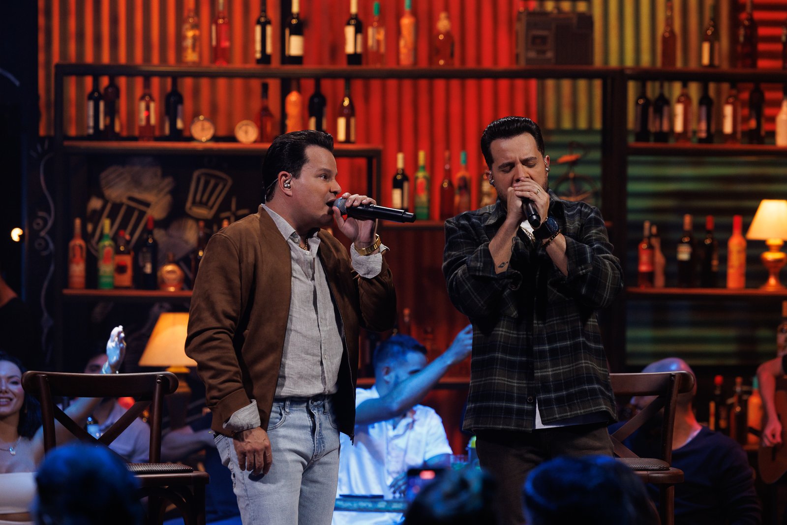 Bastidores da gravação em Goiânia