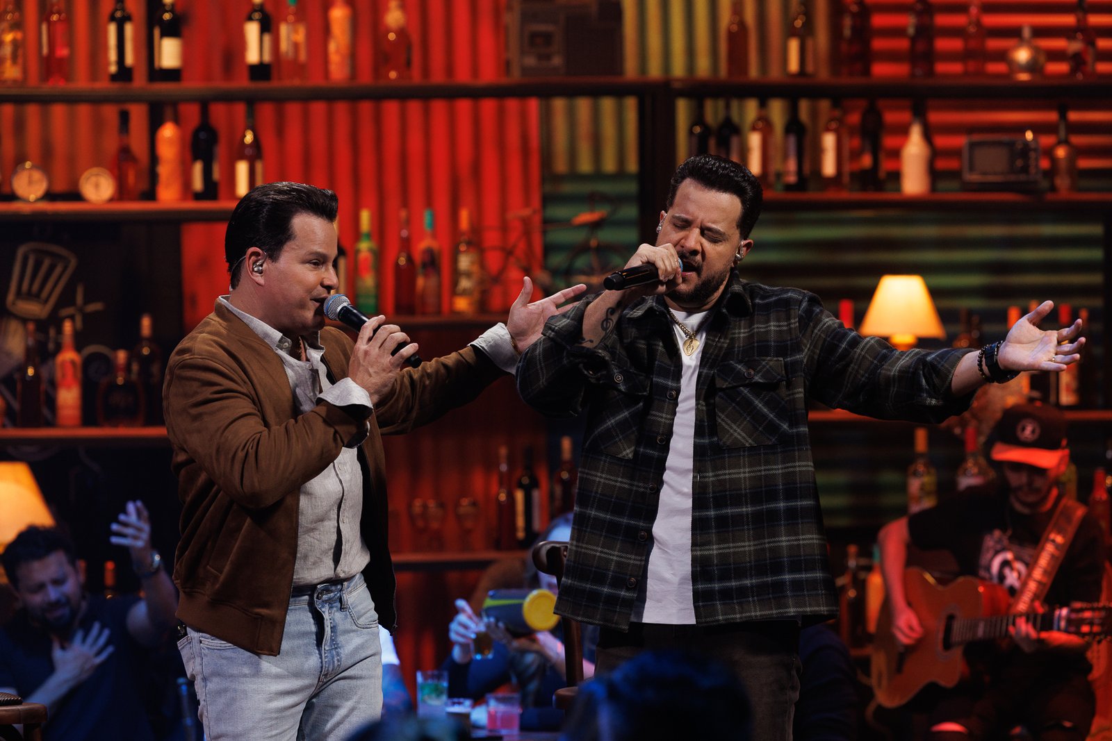 Bastidores de João Neto & Frederico no estúdio