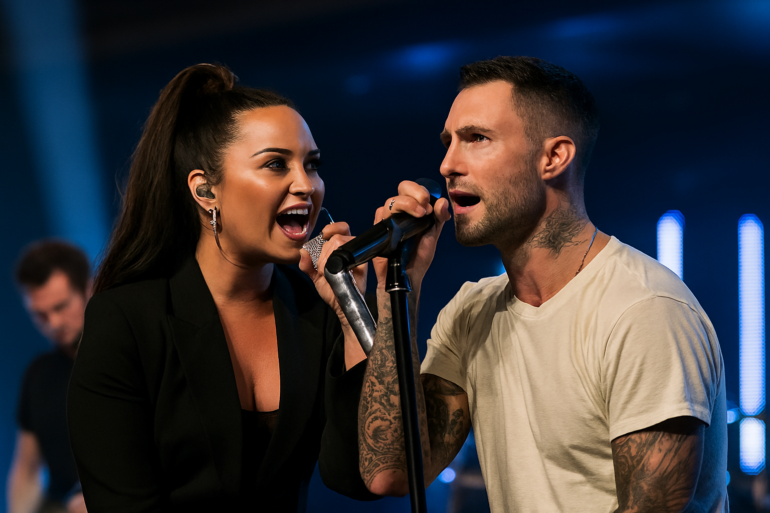 Anúncio Rock in Rio 2026 - Maroon 5 e Demi Lovato
